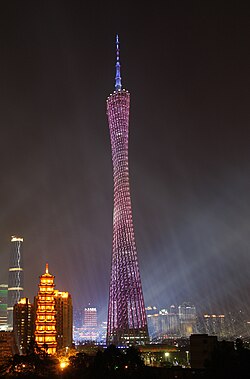 広州塔の外観