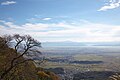 弥彦山頂から見た風景