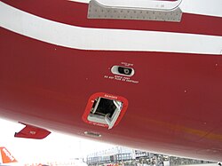 ボーイング737-800のアウトフローおよびプレッシャーリリーフバルブ