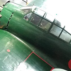 零式艦上戦闘機 六二型のキャノピー