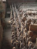 兵馬俑の兵士像