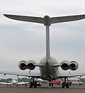 ビッカース VC10のT字尾翼