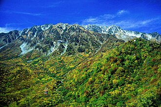 黒部平から望む立山