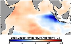 インド洋ダイポールモード現象の気候学的特徴と影響