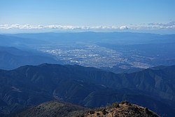 市房山からの人吉盆地