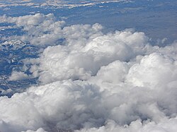 上空から見た層積雲