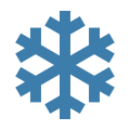 雪の結晶のシンボルマーク