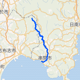 福島川周辺の地形図