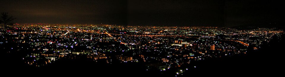 五月山から望む夜景