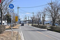 茨城県道56号つくば古河線 下妻市宗道