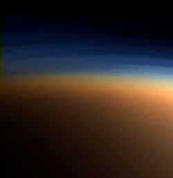 土星の衛星タイタンの大気