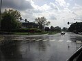 晴れた日の豪雨