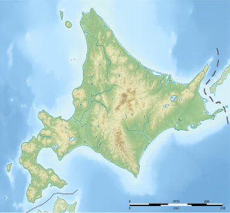 大雪山国立公園の位置(北海道内)
