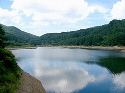 菅平湖の風景