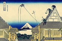 『富嶽三十六景』に描かれた江戸の凧