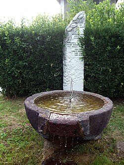 イタリアのエンディネ・ガイアーノの水飲み場