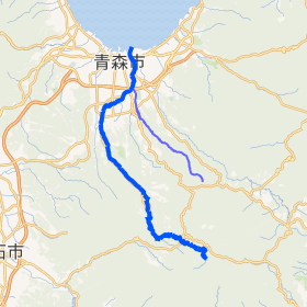 堤川周辺の地形図