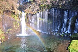 日本の白糸の滝
