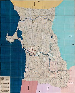 『天保国絵図』より出羽国秋田領