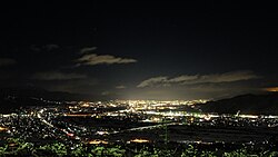 上り線からの夜景