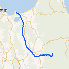流域の詳細な地形図