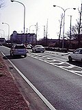 路線の終点を示す風景