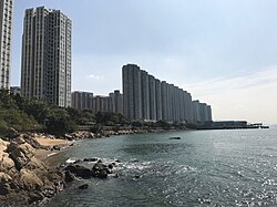 新界に位置する蝴蝶灣